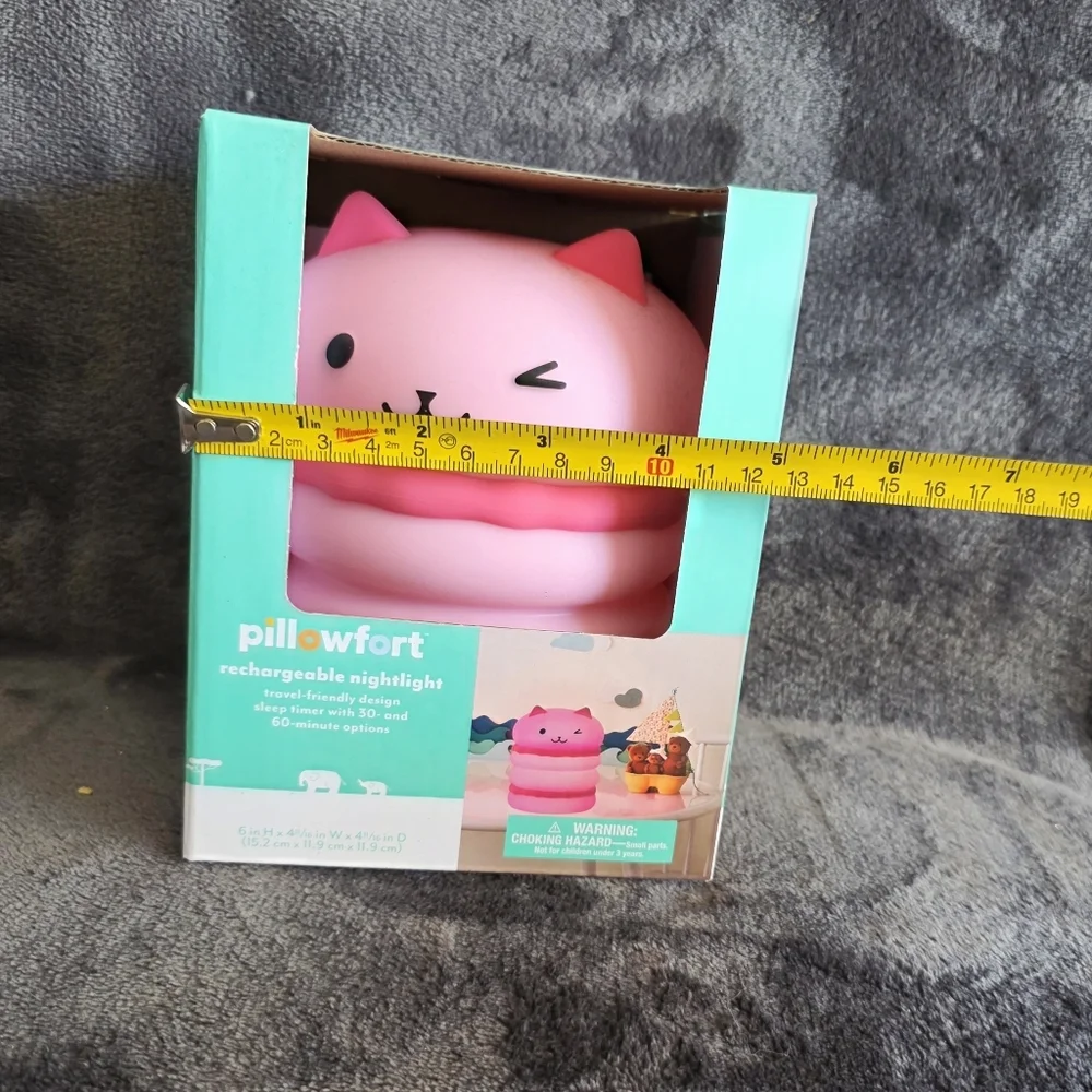 New Target Christmas Pillowfort Kid's Portable Calming Silicone Night Light Cat